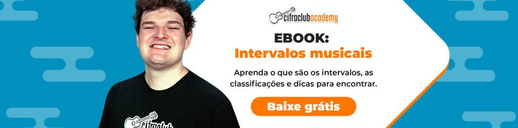 E-book do Cifra Club Academy sobre intervalos musicais