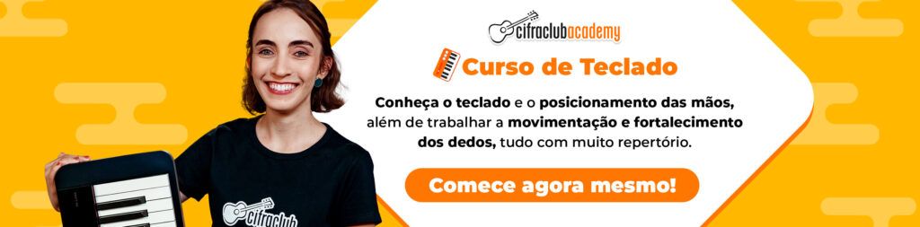 Curso de teclado do Cifra Club Academy