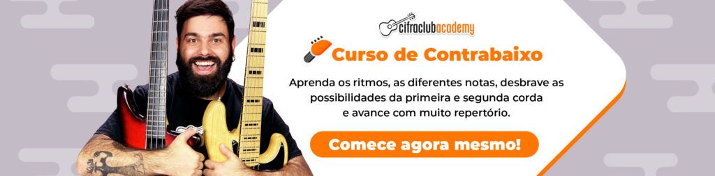 Curso de contrabaixo do Cifra Club Academy