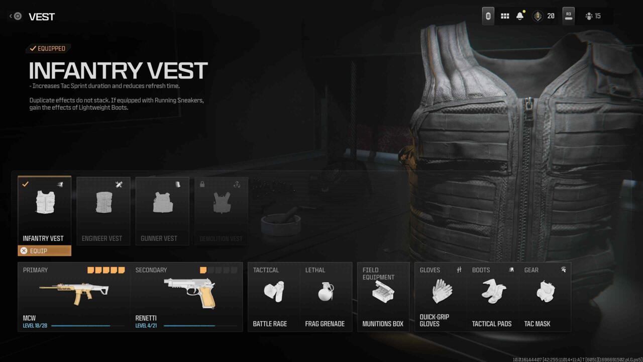 Modern Warfare 3 Infantry vest