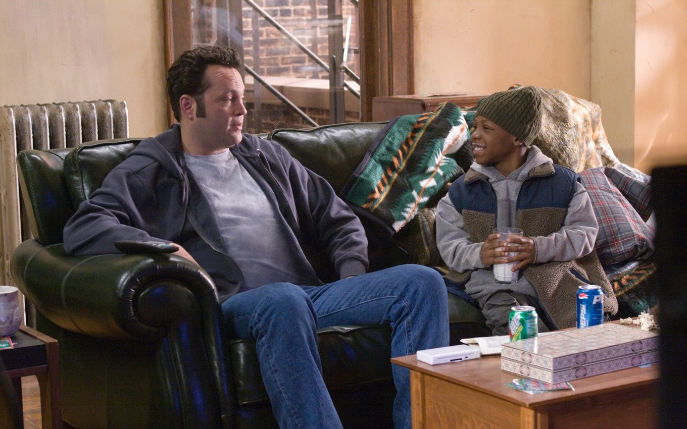 Vince Vaughn e Bobb'E J. Thompson em cena de Titio Noel