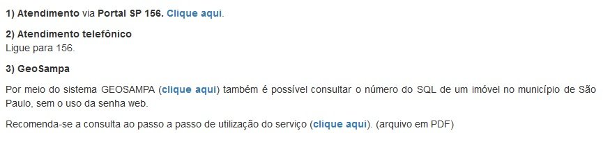 Em São Paulo, é preciso entrar em contato com o atendimento para fazer a consulta do IPTU pelo CPF