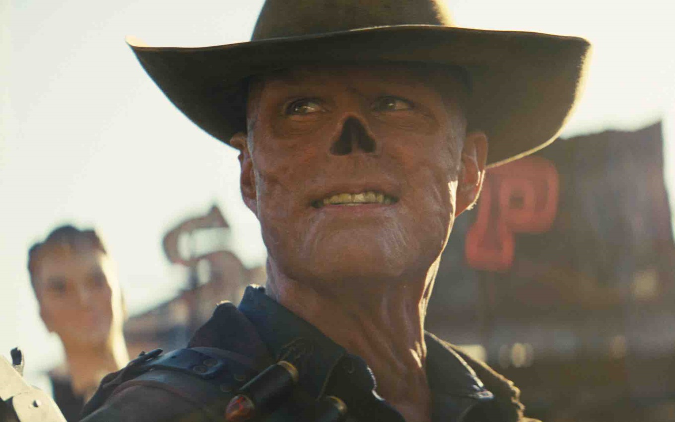 Walton Goggins em cena de Fallout, uma das séries mais esperadas de 2024