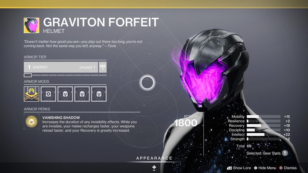 Graviton Forfeit