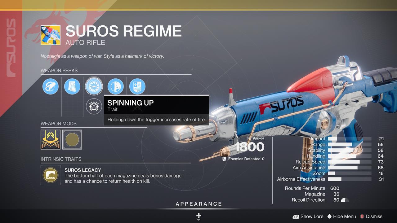 SUROS Regime