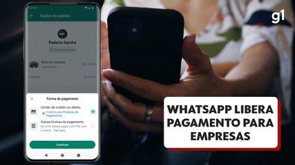 WhatsApp libera o pagamento para empresas dentro do aplicativo