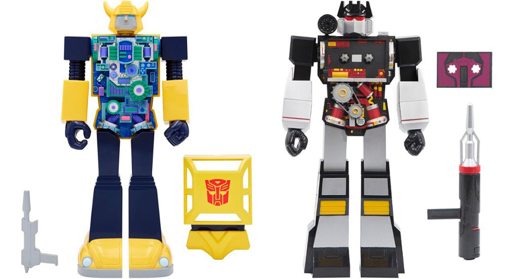 Transformers G1 Bumblebee and Soundwave action figures