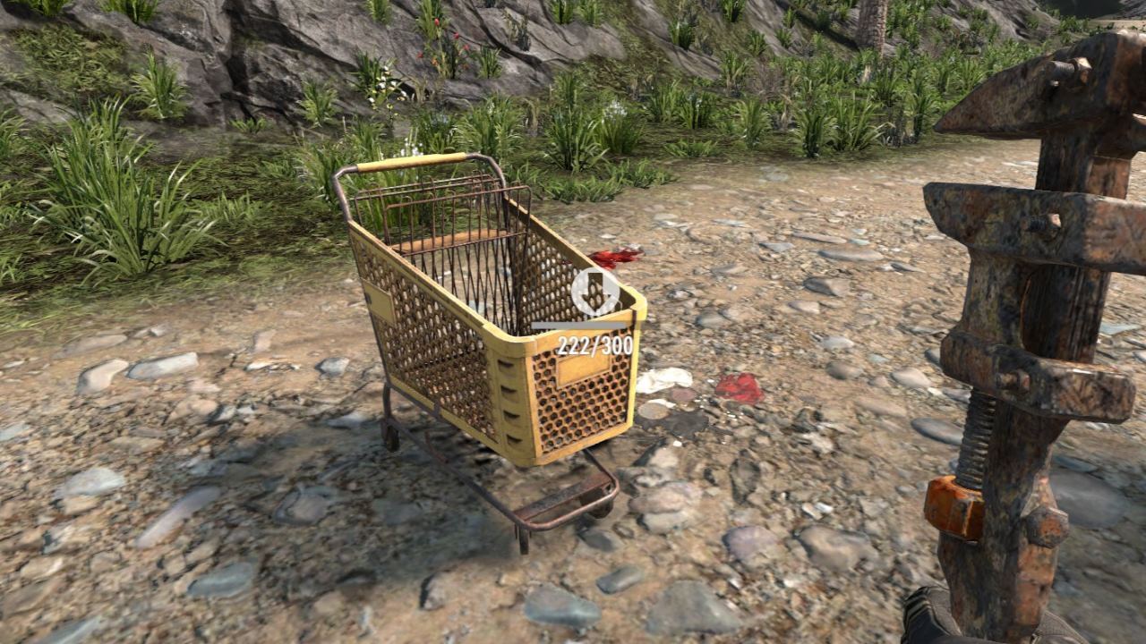 Scrap shopping carts for parts