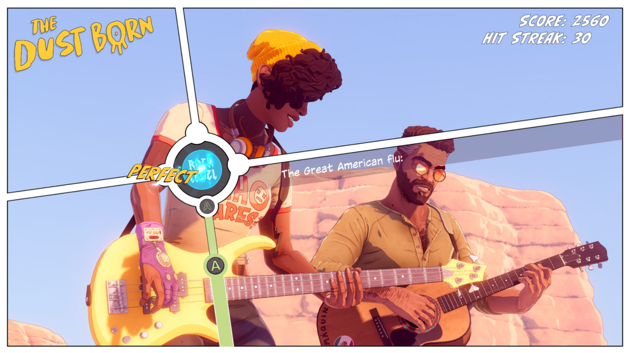 The Rock Band-style minigame offers a fun challenge, even as I didn't much care for the music.