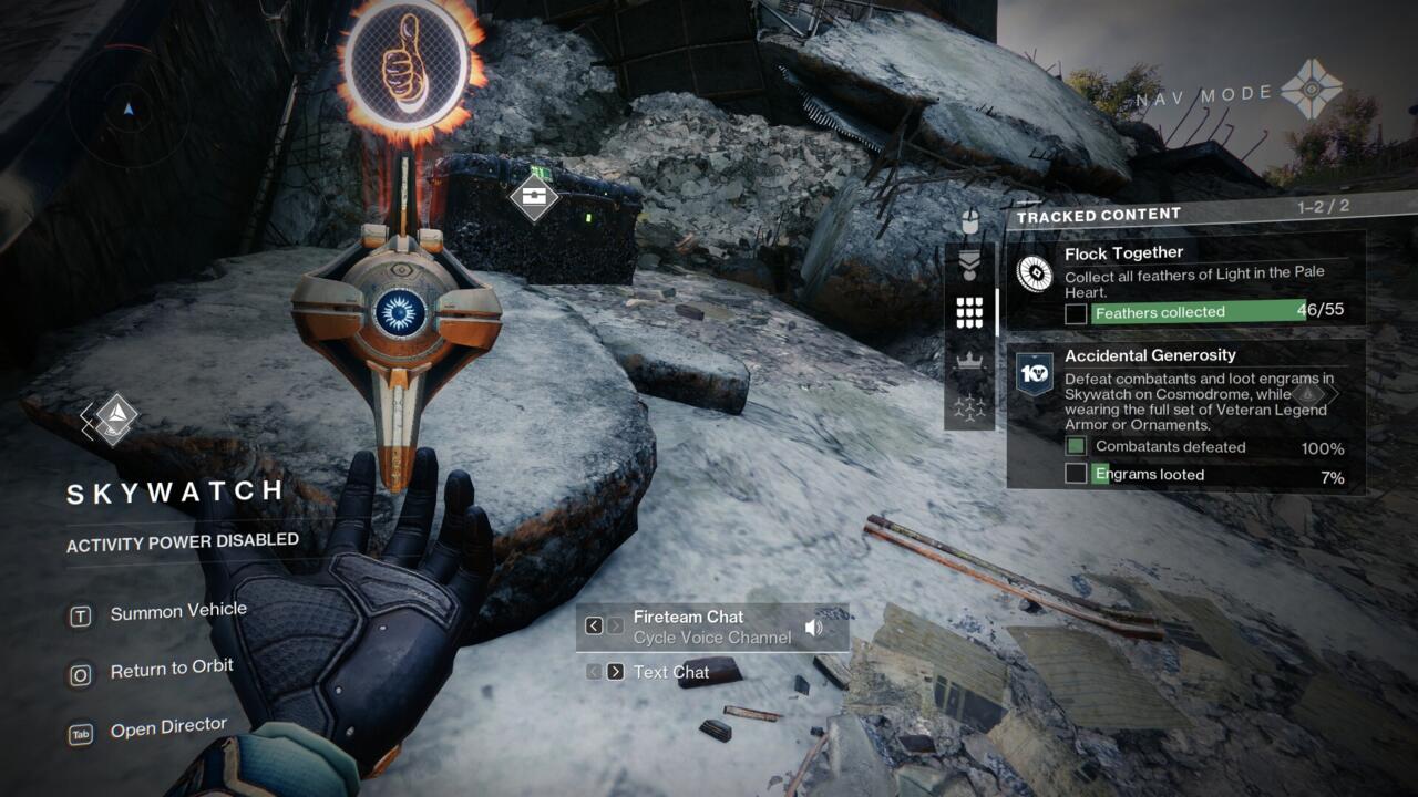 Standing around for hours to make a number go up slightly is pretty true to the original Destiny experience.