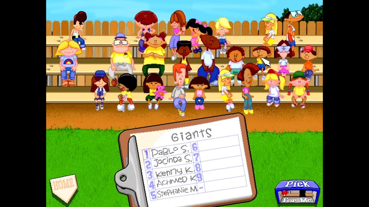 Everyone has favorites, but Backyard Baseball is full of personality no matter who's on your team.