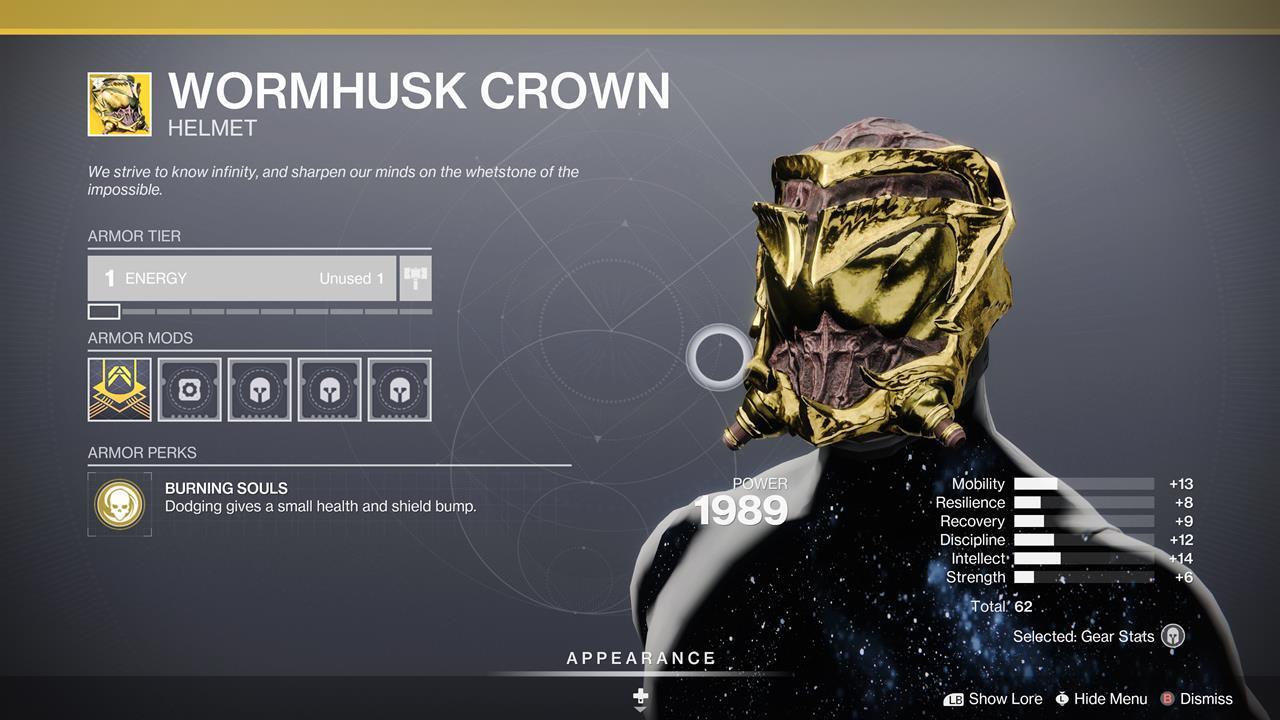 Wormhusk Crown