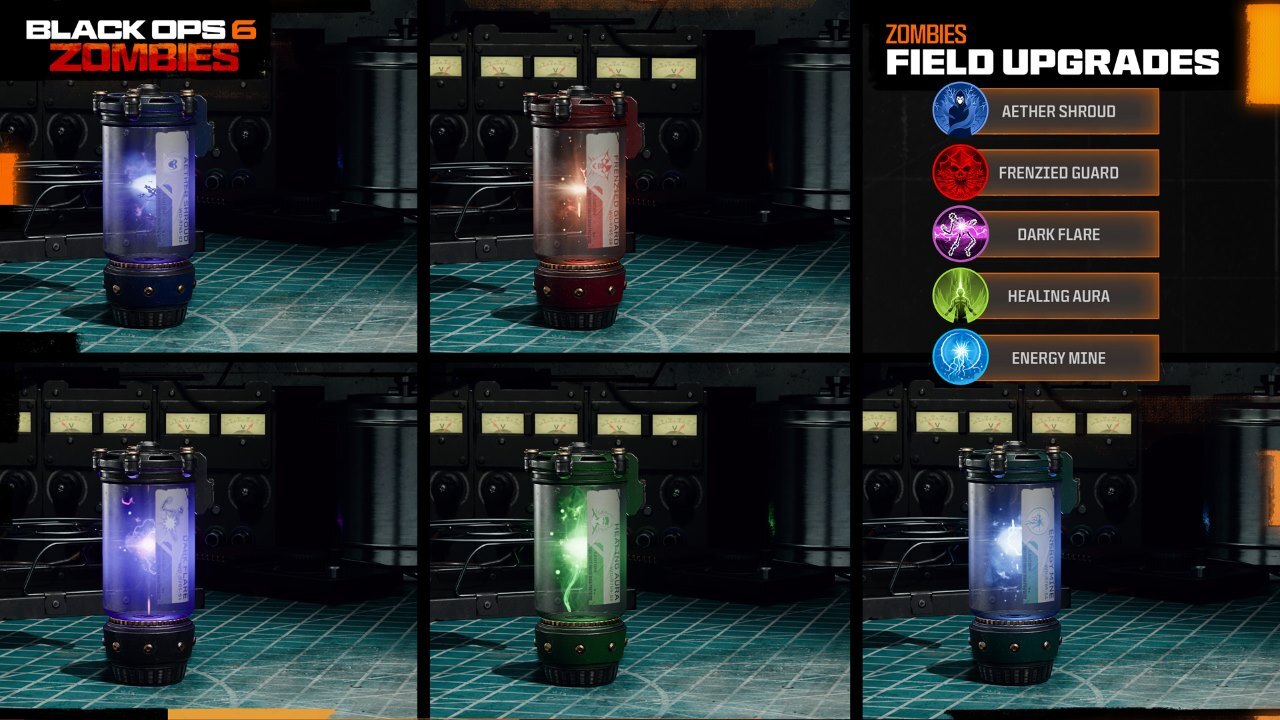 All Zombies field upgrades